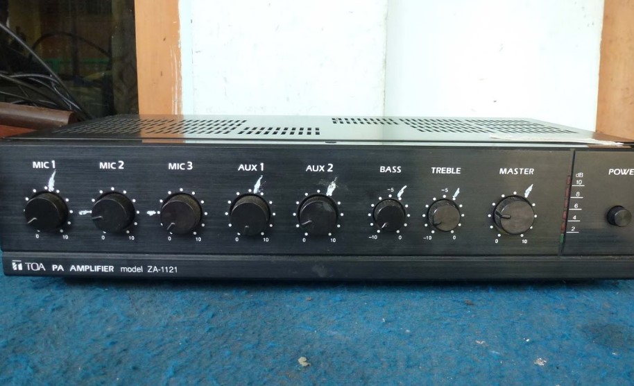 Memperbaiki TOA Amplifier Masjid Tidak Berbunyi